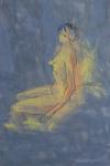 RODICA ANCA MARINESCU - „Studiu de nud” pastel 3