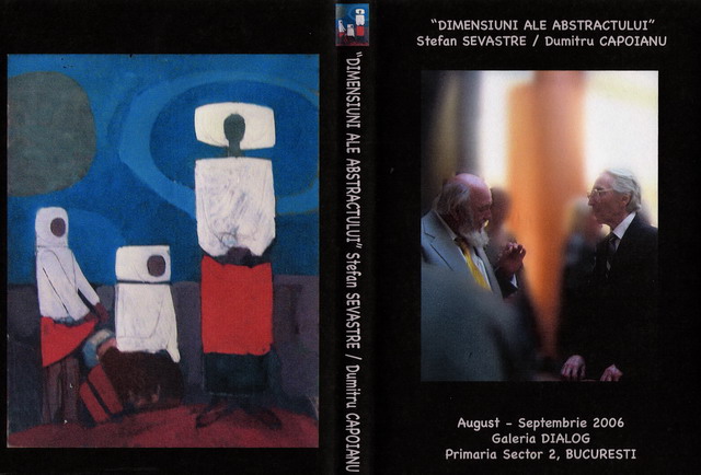 STEFAN SEVASTRE - Coperta album DVD cu vernisajul expozitiei 2006