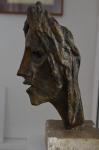 ION LUCIAN MURNU - Sculptura la Galeria Orizont - Flora, bronz, 1970, 40x26x24 cm