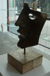 ION LUCIAN MURNU - Sculptura la Galeria Orizont - Masca, bronz, 1981 22x17x9 cm