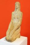 ION LUCIAN MURNU - Sculptura la Galeria Orizont - Venus Epythumnia, piatra, 1965, 49x26x14 cm