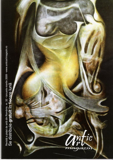 FLORIN GHERGU - Coperta revistei AnticArt Magazin nr.32 reproducere tablou Venus colectia Dorin Mihalache 