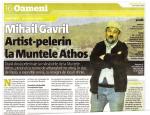 MIHAIL GAVRIL  in ziarul "Adevarul de seara" 16 aprilie 2009