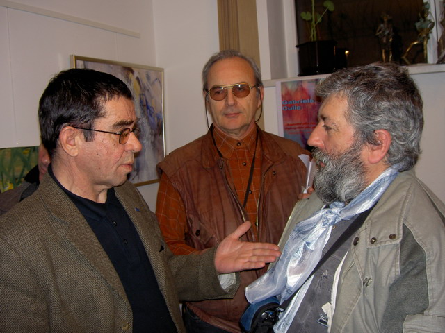 MIHAIL GAVRIL la vernisaj Galeria ANA 20 febr 2008