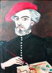 SPIRU VERGULESCU - Autoportret cu bereta rosie