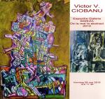 afis invitatie Expozitie VICTOR CIOBANU - De la real la abstract 2010