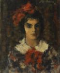 33. Dimitrie BEREA - Portret de fetita 1936