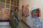Marius Ovidiu BURHAN - vizita la atelierul artistului in 05.04.2012
