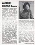 SIMONA VASILIU CHINTILA - facsimil cu C.V. din Enciclopedia artistilor romani contemporani - Ed.ARC 2000 vol.II pag. 190