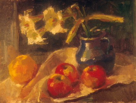 Mihai POTCOAVA - 0549 Lilies and fruits 30x41 up 1995